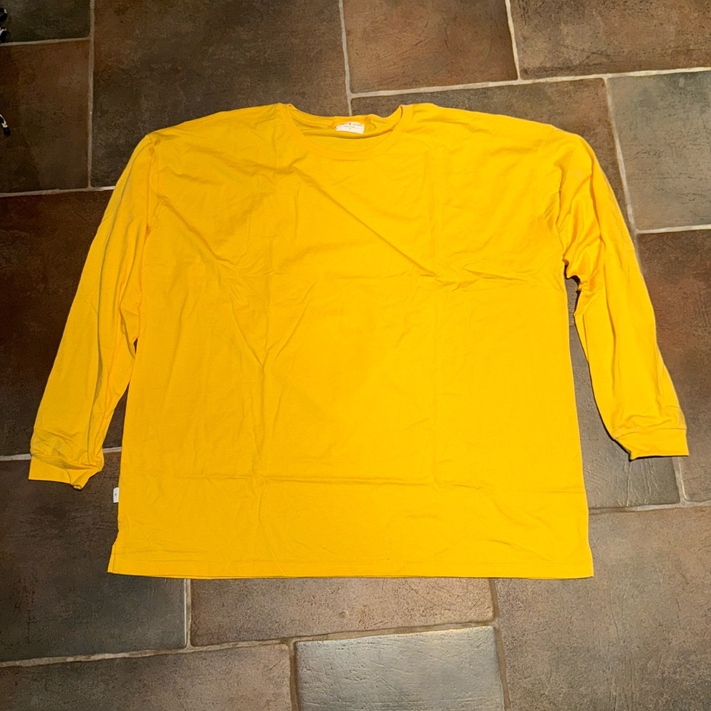 Soft Serve Yellow Long Sleeve T-Shirt New in package size 5XL unisex extra long